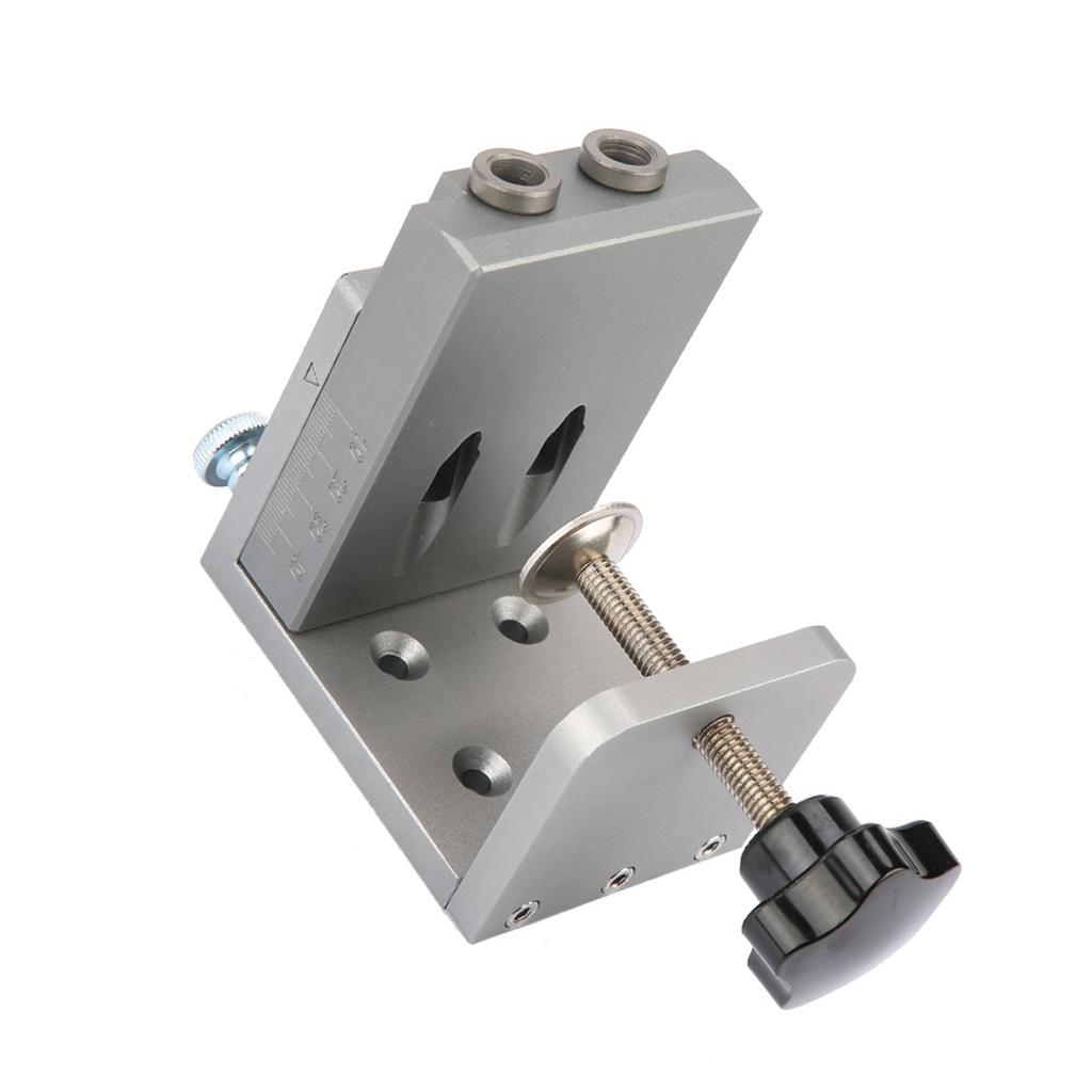 Mini Style Pocket Hole Jig Kit For Wood Working Step Drill Bit Set