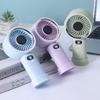 Digital Display Handheld Fan High Wind Speed Portable Fan Strong Soft Wind Mini Fan  Student Use