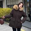 Export channels Women's winter tooling cotton-padded clothes big fur collar hooded pie overcome extra thick cotton cold resistance multi-color uni