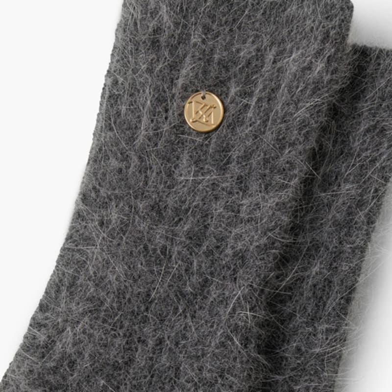 KUME Angora Socken, Anthrazit