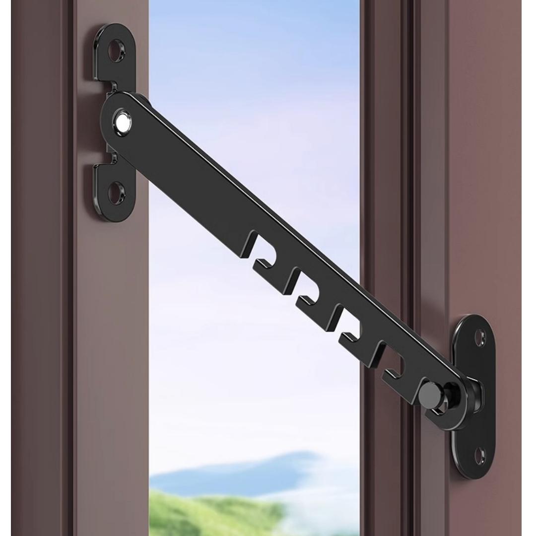 

Детский замок-фиксатор, предотвращение падения, ограничитель, уход за ребенком, защита детей, ограничитель окна, регулируемый оконный замок чёрный