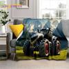 27 Style Truck Retro 3D Tractor Car Blanket,Soft Throw Blanket for Home Bedroom Bed Sofa Picnic Travel Office Cover Child Gift