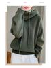 Women's Long Sleeve Pile Collar Sweater Knitted Pullover Oversized Jumper Tops