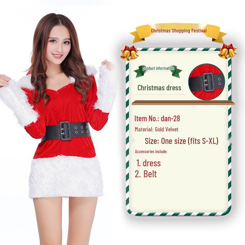 2023 Weihnachtsmann Weihnachtskostüm und Cosplay-Outfit-Set