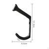 4x Nail Shaped Wall Hooks Iron Hangers Rustic Decoration Organization Coat for