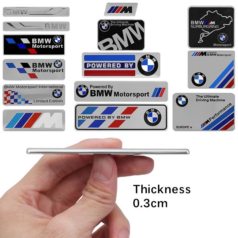 Zinc Alloy Styling Car Body Trunk Emblem Sticker Accessories For BMW E46 E90 E60 F30 F10 E39 E36 E87 F20 E90 E70 M3 M5 M6 G20 Z3 AQ3