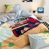 Cartoon Car  Motif,Microfibre Bedding Sets, Children's Bed Decor Duvet Cover for Teenagers Adult 3-Piece  with Zip Room Decor