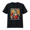 NEW LIMITED Hail Mary Full of Grace Punch The Devil In Face T Shirt S 3XL Vintage Washed Slightly Graphic Streetwear Stylish