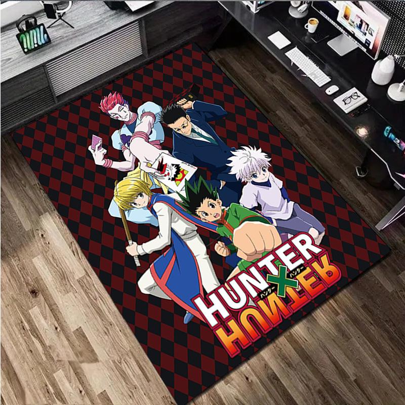Hunter x Hunter Print Rug - Computer Chair Area Rug home decoration Carpet For Living Room Bedroom Flooring Mat