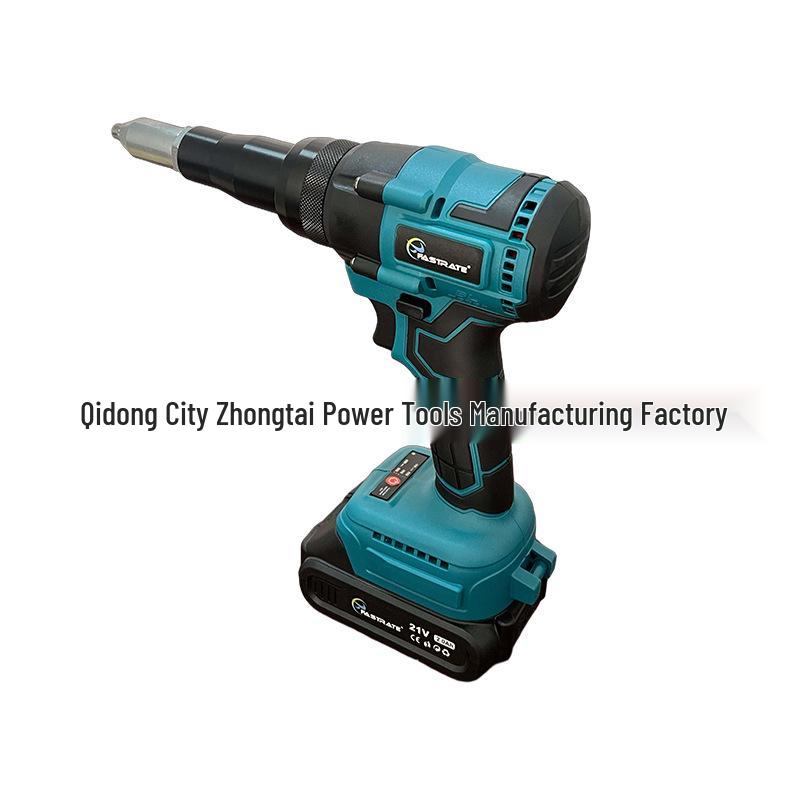 Portable Rechargeable Lithium Battery Rivet Gun, Industrial-Grade for Household Use