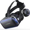 Qianhuan 6th Gen VR Glasses with Headphones - SHINECOM 3D Gaming Headset In Stock
