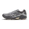 Mizuno Velocidade 2010 Confortáveis Versáteis Amortecedores Leves Respiráveis Tênis de Corrida Cano Baixo Tênis Unissex Cinza D1GH251704