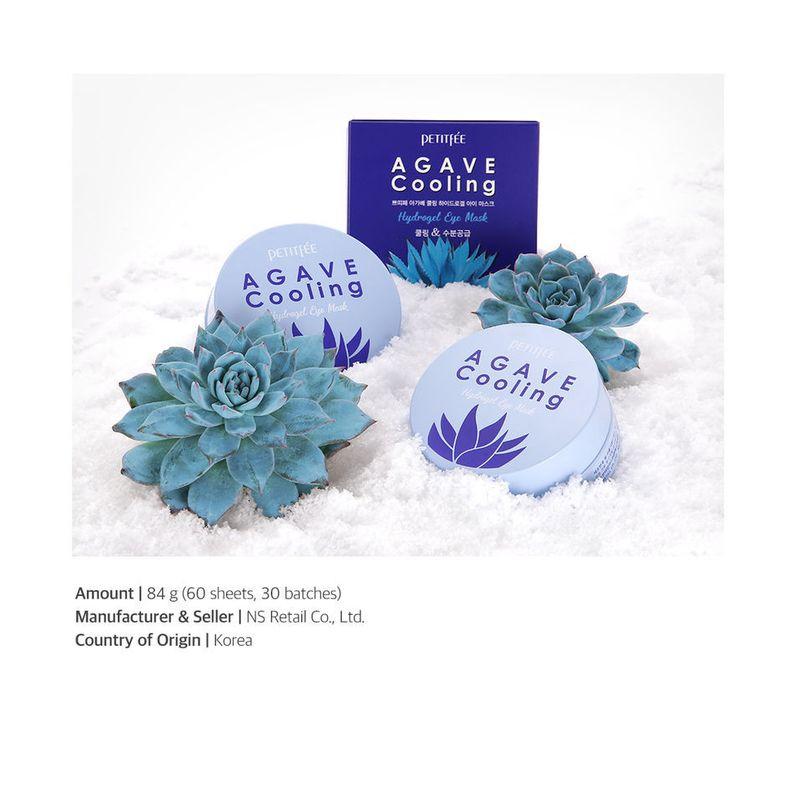 PETITFEE - Agave Cooling Hydrogel Eye Mask 60pcs
