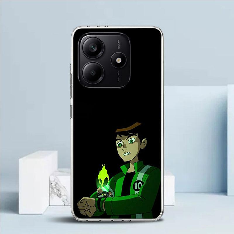 

Cartoon Ben 10 Phone Case For Xiaomi Redmi Note 15 14 14S 13 12S 12 Pro Plus 11S 11 11T 11E 10S 10 + Soft TPU Back Cover Redmi N Redmi Note 13 Pro 5G