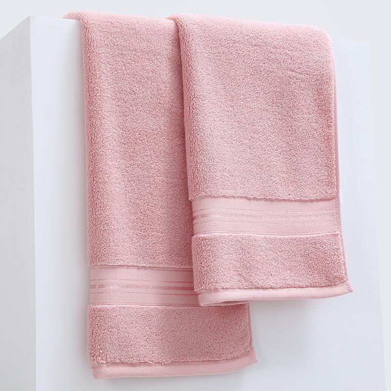 Saugfähiges Gesichtstuch aus reiner Baumwolle - Weich, dick, fusselfrei für Männer und Frauen, Hotelqualität mit Stickerei.