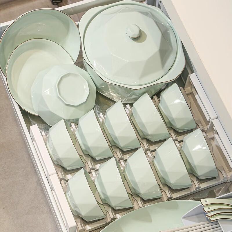 Modern Lanka Ceramic Underglaze Dinnerware Set