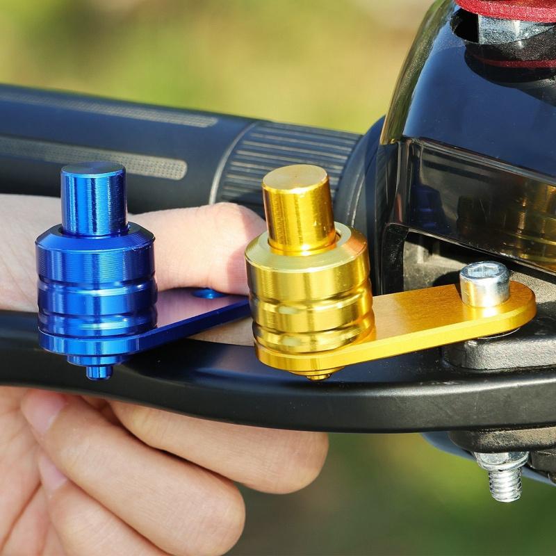 Universal Aluminum Alloy Parking Switch for Motorcycles, CNC-modified Anti-slip Car Button, Braking Accessory