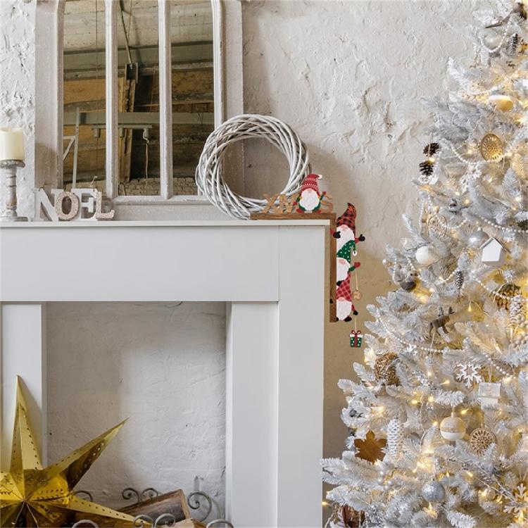 Festive Christmas Door Frame Decoration,Santa and Reindeer Designs Holiday Party