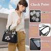 Sling Shoulder Bag with Handbag with Shoulder Crossbody PU Mini NICOLE&DORIS Women's Scarf, Embroidery, Bag, Bag, Leather, Bag, Water-Repellent