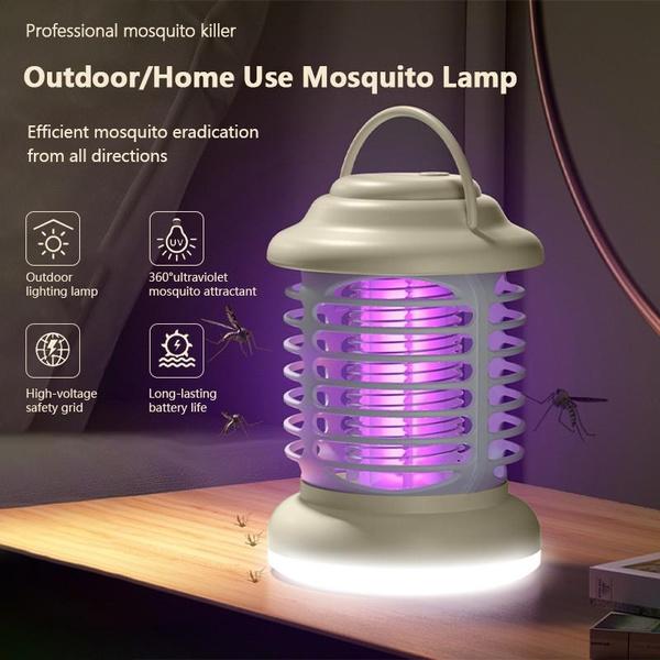 1 ADET Sivrisinek Öldürücü Lamba Masaüstü/Duvara Monte Elektronik Böcek Öldürücü Böcek Öldürücü Elektrik Şoku Sinek Tuzağı Işığı