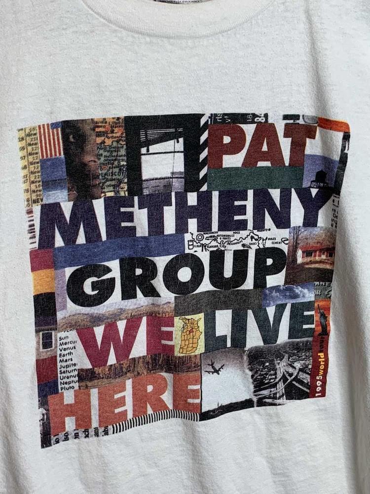 1995 Pat Metheny Group We Live Here Tour T-Shirt Cotton S to 5XL US112 Unisex T-Shirt XXXL