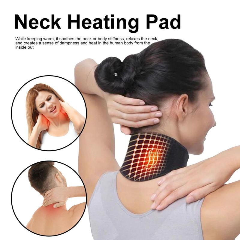 Portable Electric Heated Neck Protection Belt Three Adjustable Temperature Levels for Warmth and Neck Massage Neck Relaxation Pain Relief Heating Pad