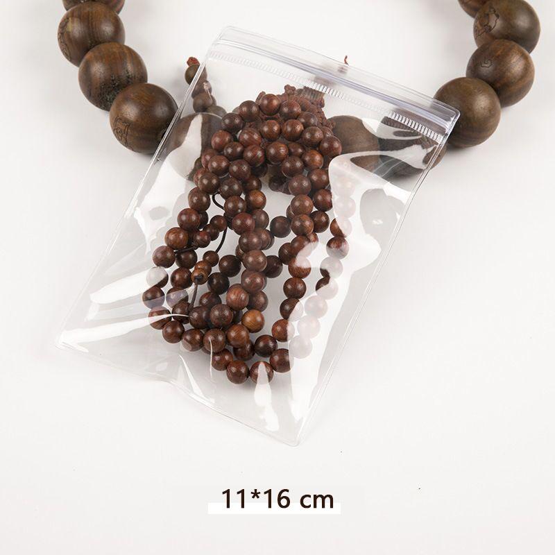 Thickened Transparent PVC Self-Sealing Jewelry Storage Bags
