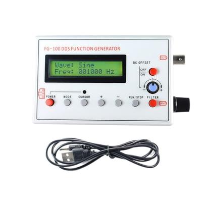 1Hz-500KHz Signal Source Module Generator DDS Function Signal Generator Multiple Waveform Professional Frequency Counter