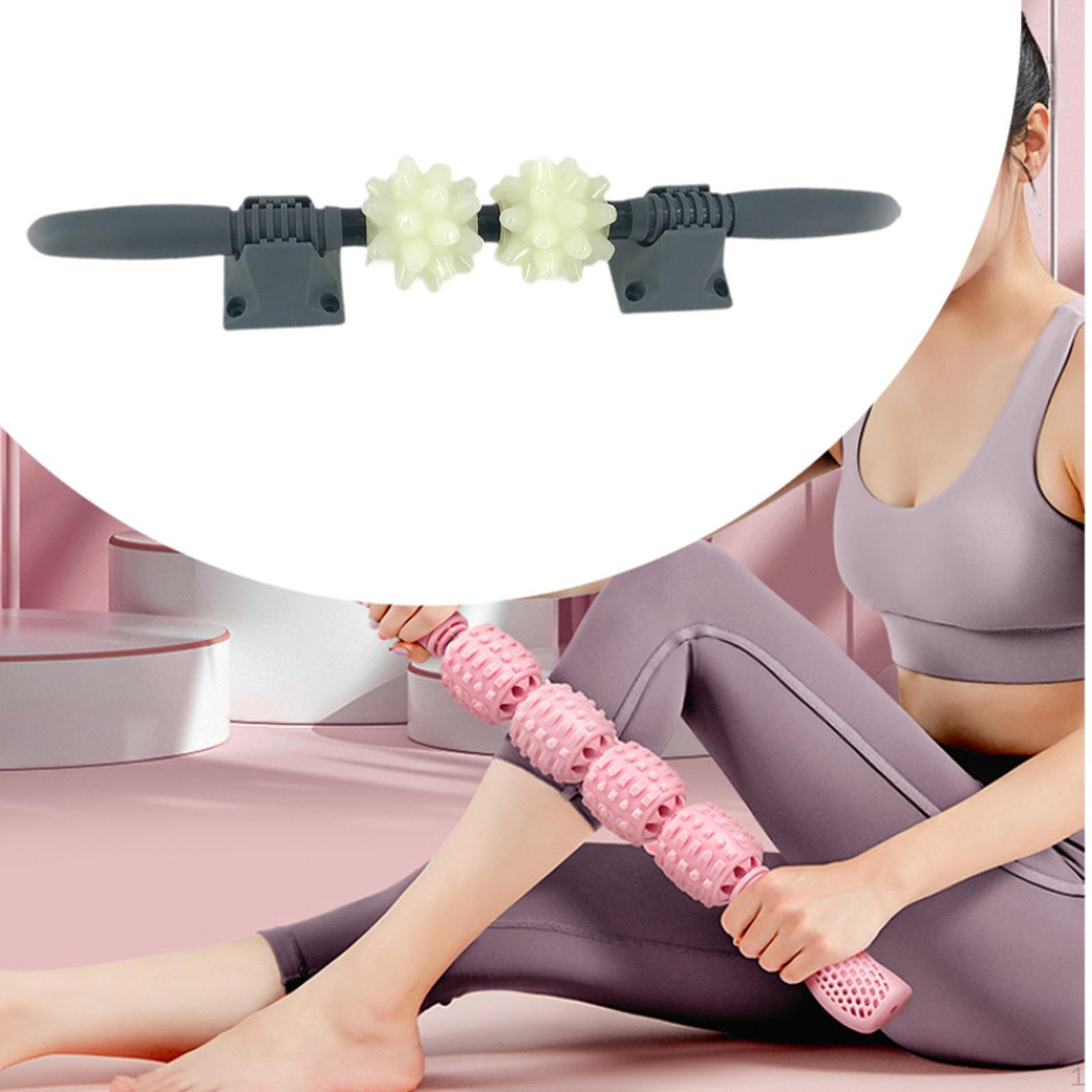 

Массажный роликовый PU-палка для всего тела, упражнения для мышц спины белый