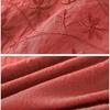 Linen Silk Embroidered Short Sleeve Women's T-Shirt Set New Summer Style Two-Piece Suit for Middle-Aged Mothers