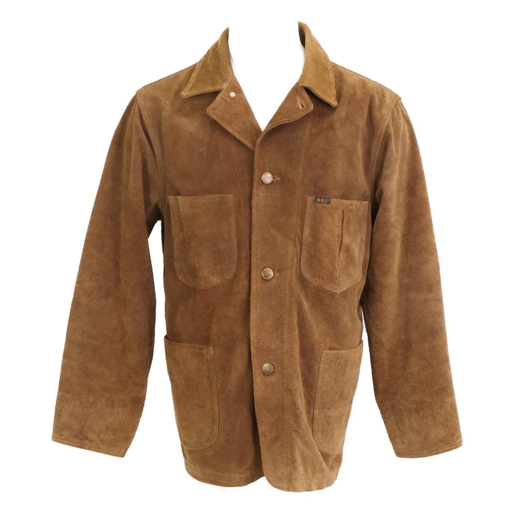 RRL [Domestically Authorized] USED TESLIN Roughout Suede Jacket M BrownUsed