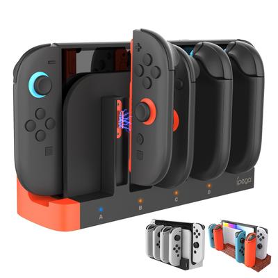 Nintendo Switch 2 Dock Stand Charger for 4 Controllers Rich Black Joy-Con Joy-Con Simultaneously,