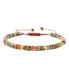 Bohemian Color Bracelet Beaded Hand Woven Bracelet Natural Stone Black Gallstone Emperor Stone Ladies Hand Rope