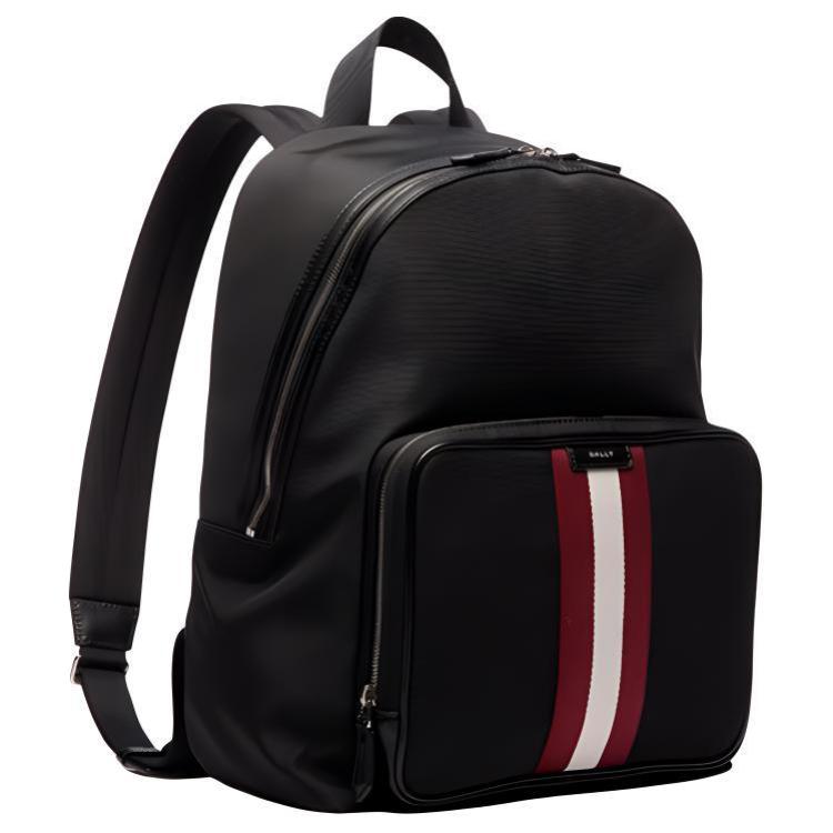Bally stripe-detail backpack