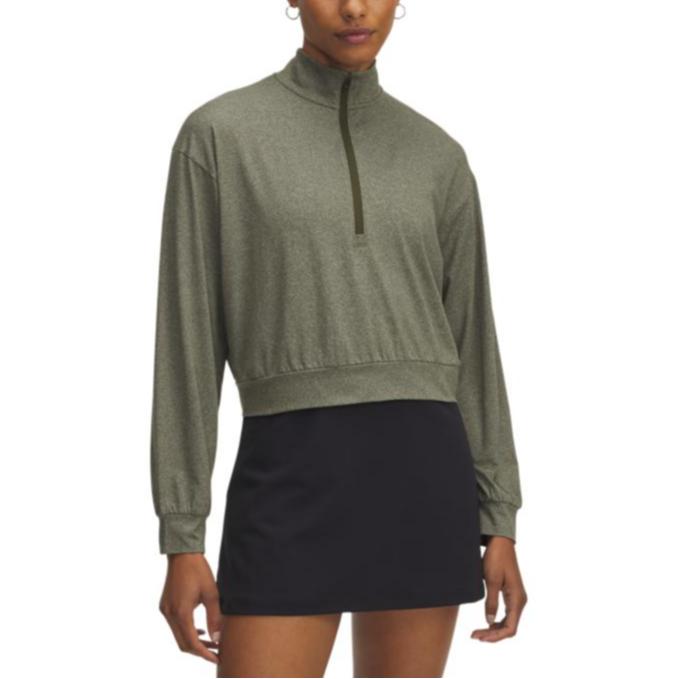 Under Armour Loose Fit Solid Color Long Sleeve Hoodie Women Hoodies 6004159-308