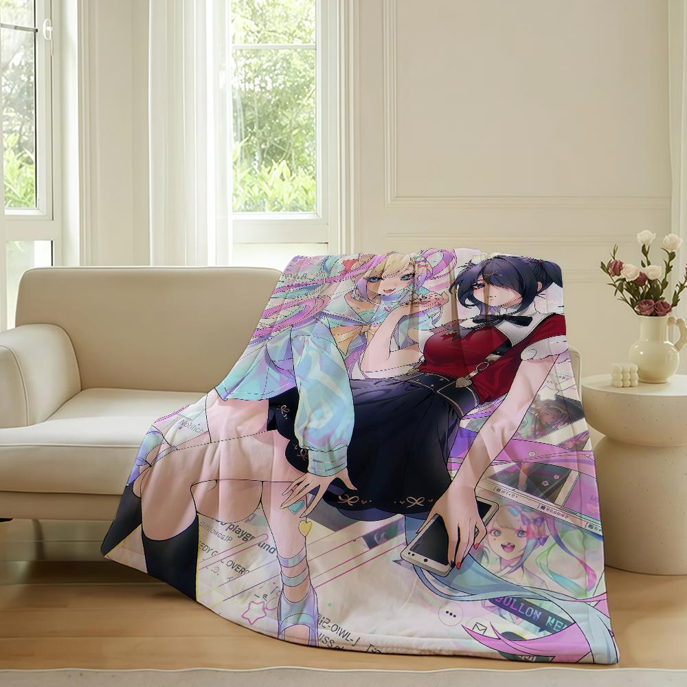 Anime Needy Streamer Überlastung Decke Für Sofa Büro Bett Flugzeug Reise Schlafen Lesen Entspannen Camping Weich Und Warm