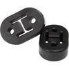 Exhaust Hangers, 2 PCS 2 Hole Universal Rubber Exhaust Hangers-2 Holes