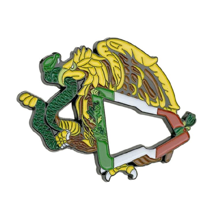 Уникальная мультяшная сова Брошь-булавка Модная Ретро Мексиканская шляпа Значок Аксессуар