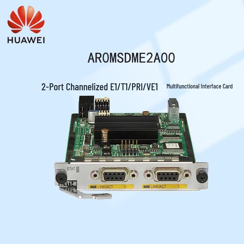 

Huawei AR0MSDME2A00 2-Port E1/T1/PRI/VE1 Interface Card