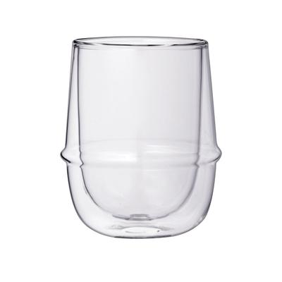 KINTO KRONOS Double Wall Coffee Cup 250ml Heat Resistant Glass Safe Gift Present 23107 Microwave/Dishwasher