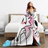 Boykisser Silly Cat Warm Blanket  Girls Boys Plush Throw Blanket Novelty Couch Bed Flannel Bedspread Sofa Bed Cover