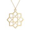 Kinitial Stainless Steel Mexico Zia Sun Symbol Pendant Neckalce For Women Men Scale Of Justice Bicycle Bike Jewelry Gift