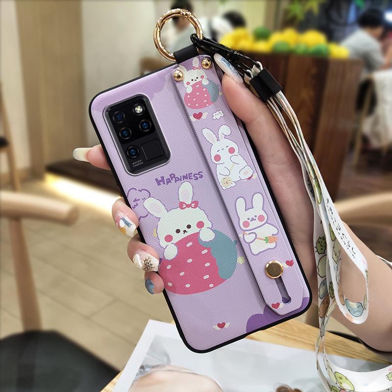 Fashion Design Protective Phone Case For Oukitel C21 Anti-knock Ring Anti-dust Soft Case Cute Cartoon Waterproof Durable