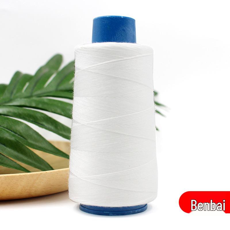 Polyester Sewing Thread: Black, White, Yellow - 203-Strand for Jeans, Canvas, Machine & Hand Sewing
