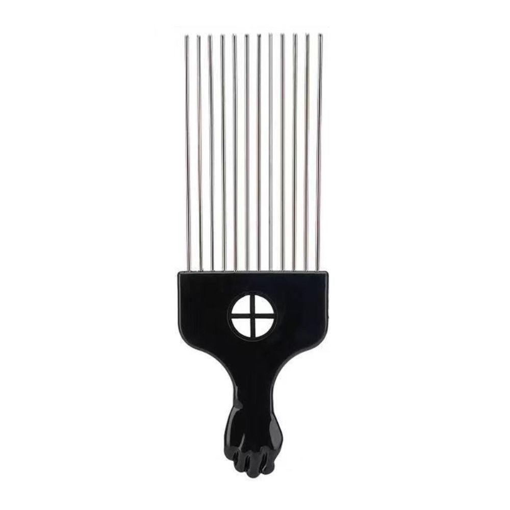 

Черный кулак африканский гребень пик для волос щетка профессиональный американский пик расчески для волос парикмахер F