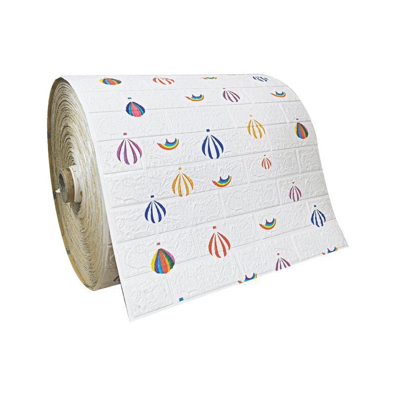 3D Wall Sticker Panels Imitation Brick Self Adhesive Wallpaper Kitchen Bedroom Continuous Wall Sticker Living Room Decoration