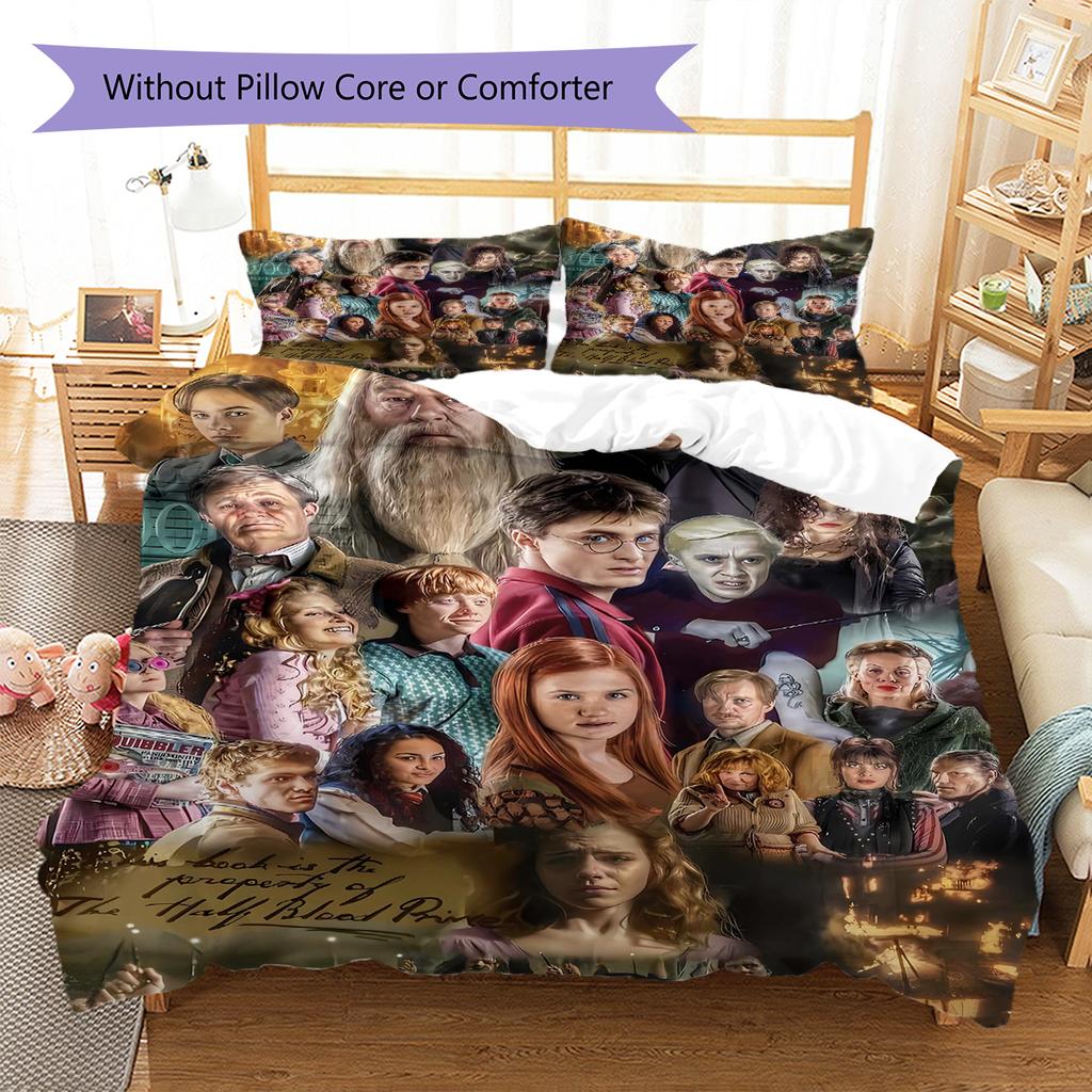 Steel L-plate Pattern Bedding Quilt Set Quilt Cover Pillowcase Home Decoration Gift (1 * duvet cover + 2 * pillowcase, without core)