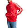 adidas Veste zippée à manches longues avec imprimé du logo à trois bandes Originals pour homme Veste Cramoisi IJ7060