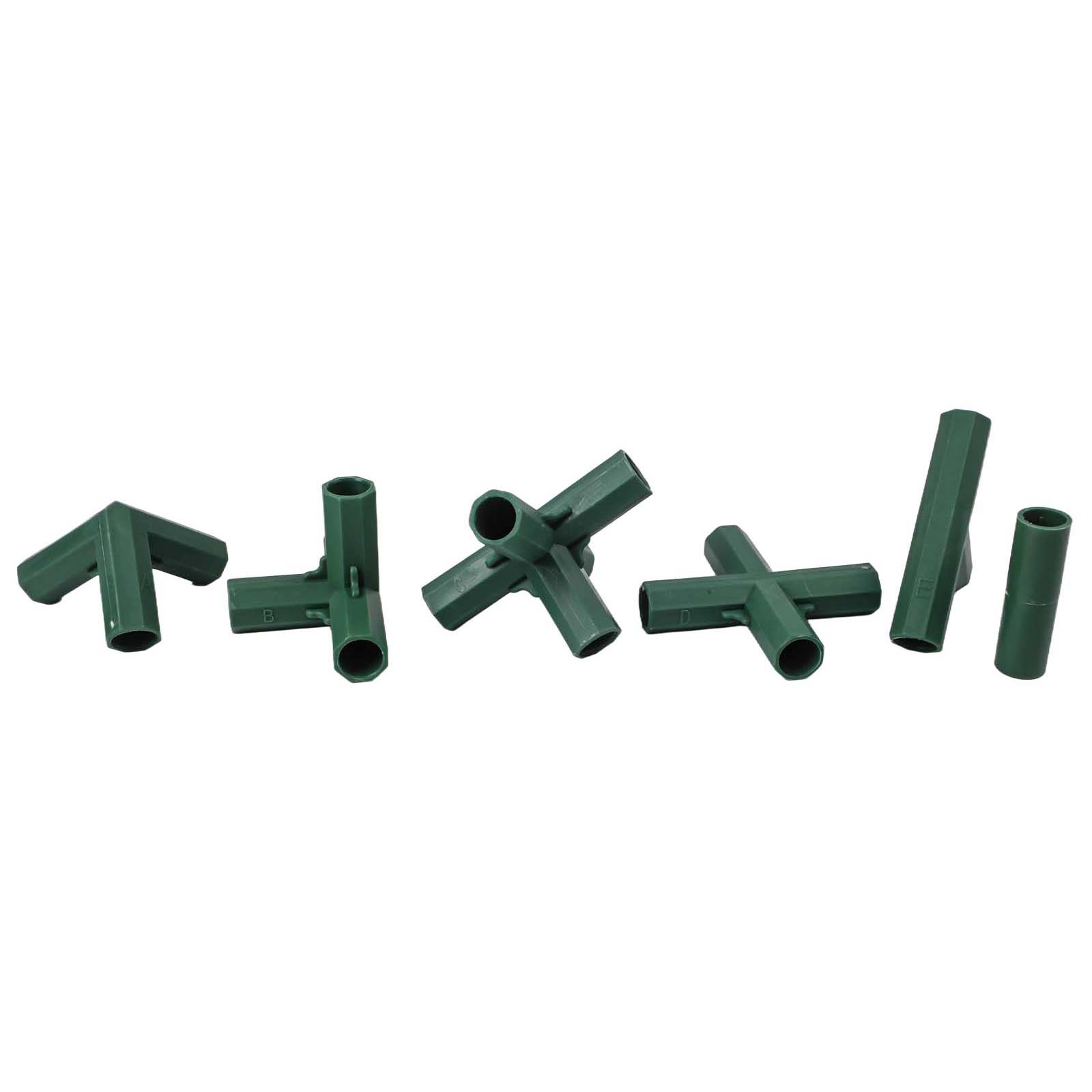 16mm Tube Connectors Garden Frame Connectors Weather Resistant 3-way Design 4-way Design 5-way Design Easy Installation China Mainland