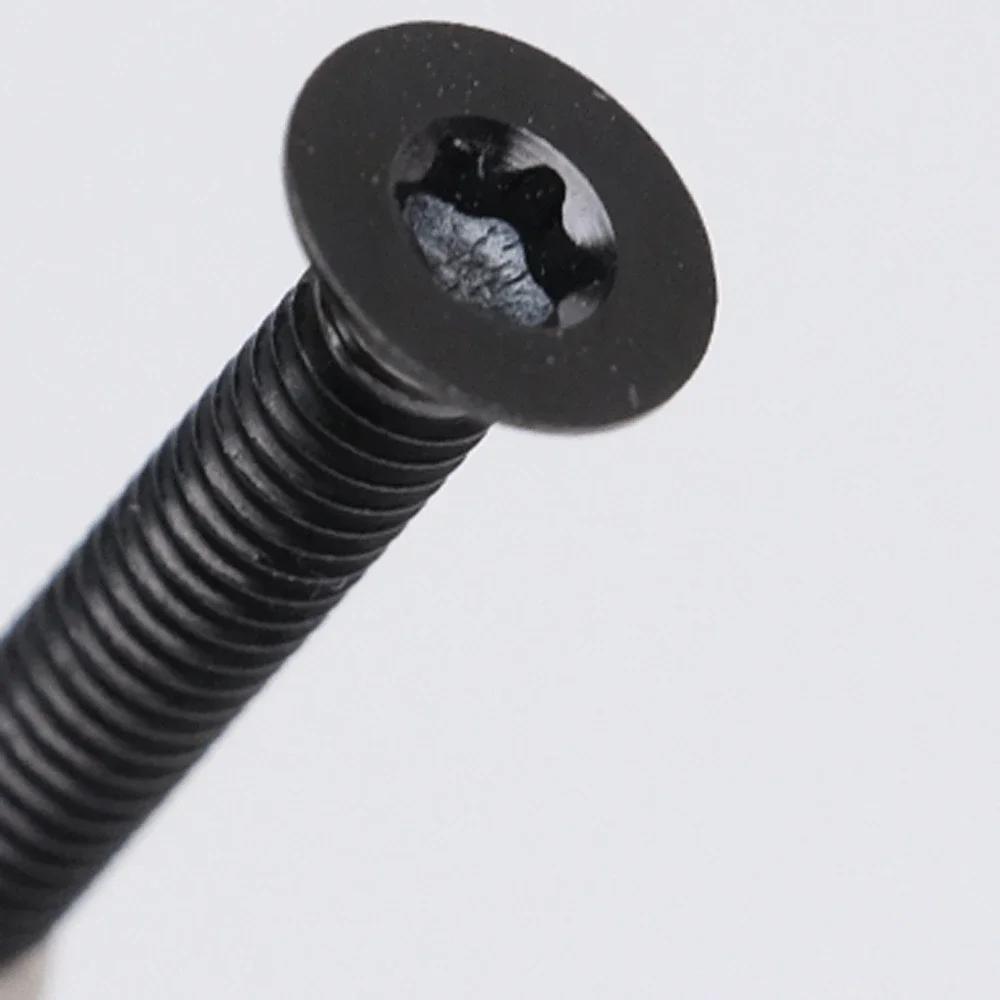 1 PC Various Color M3*6/8/10/12/15-30mm TC4 GR5 Titanium AlloyT10 Torx Flat Countersunk Screw Bolt For Bike Bicycle Road Bike
